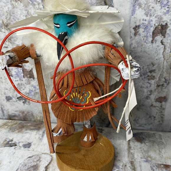 Native American Artist Betty N Authentic Hoop Dancer Kachina - Picture 3 of 6